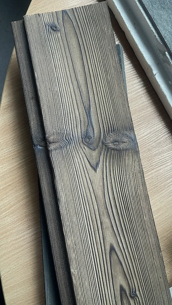 Thermally modified timber cladding boards